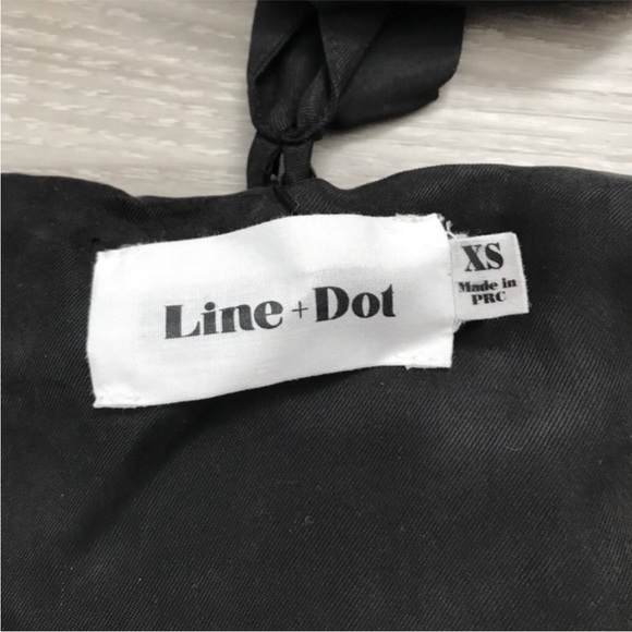 LINE DOT WOMENS BLOUSE WITCHY SATIN BLACK GOTH PULLOVER XS - Picture 3 of 9